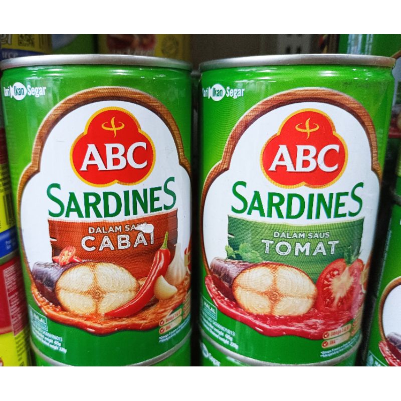 

Sarden ABC Cabai dan Tomat 425g