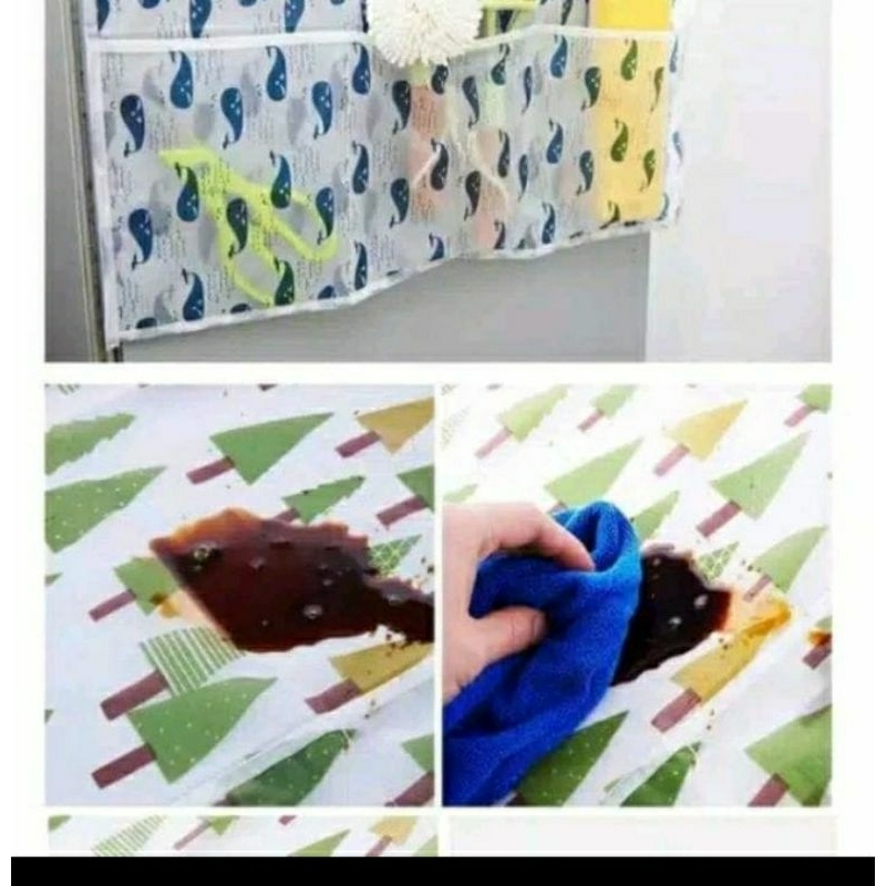 COVER KULKAS PENUTUP KULKAS ANTI AIR