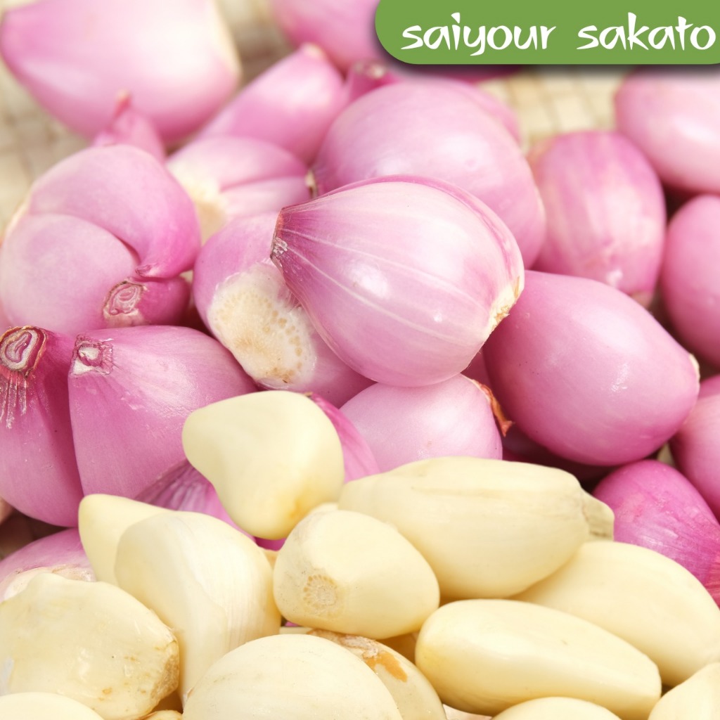 

Bawang Merah Bawang Putih Kupas 250gr - Saiyour Sakato
