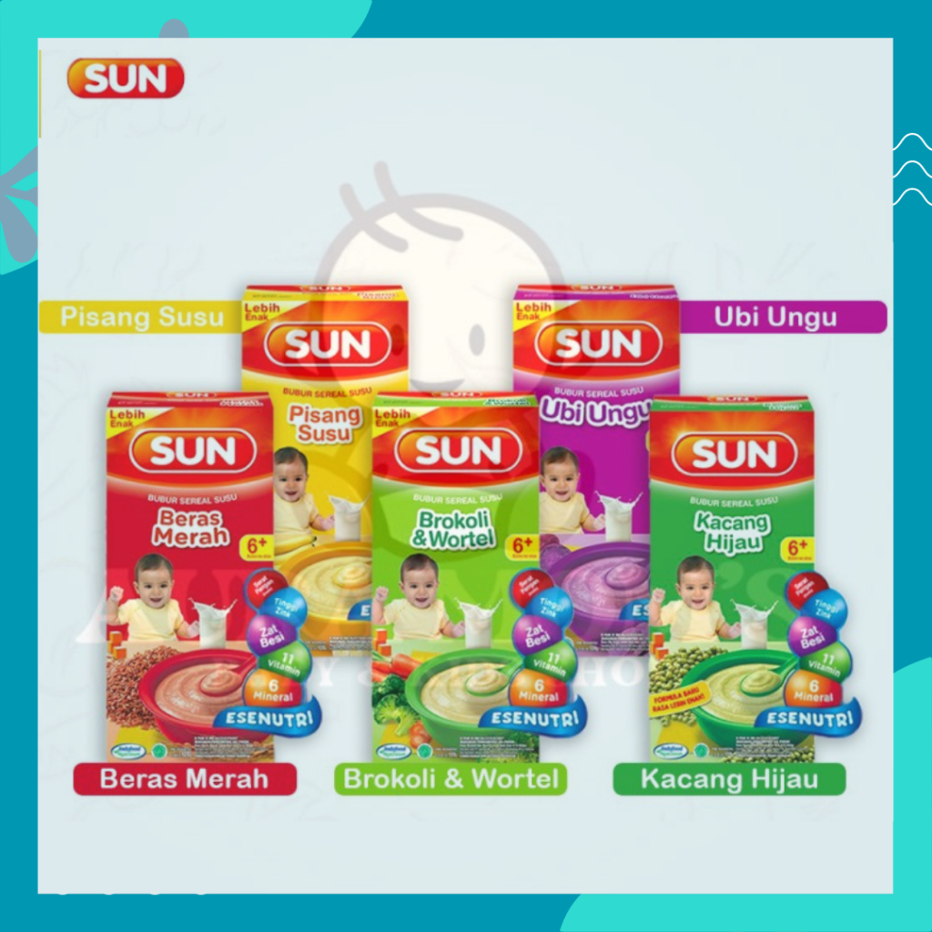 SUN - Bubur Susu Sereal Kotak Dan Sachet 120 Gram