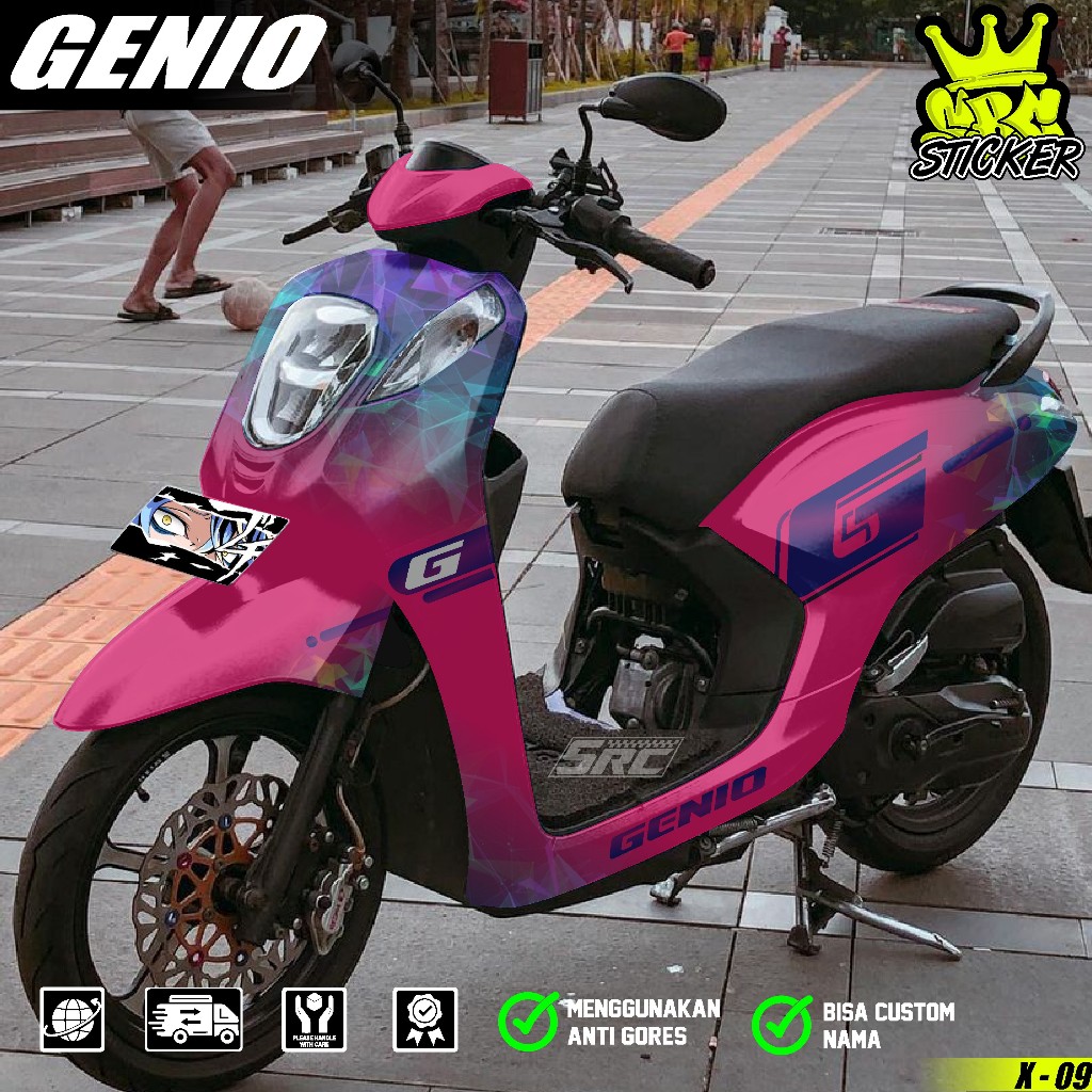 COD Sticker Decal Full Body Motor Honda Genio 2019 2020 2021 2022 2023 2024 Sticker Full Body Genio 