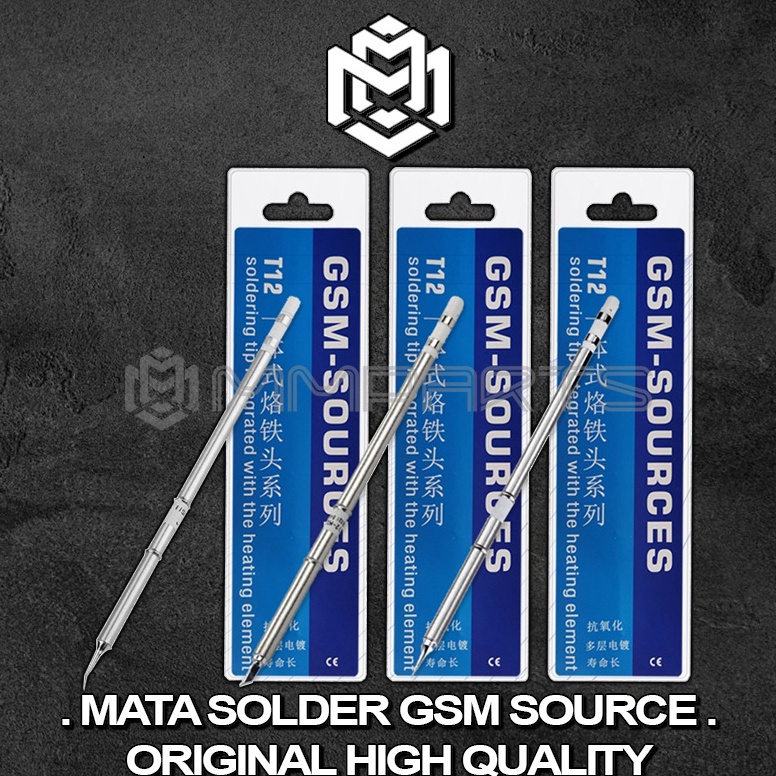 Muraaaahh Mata Solder Gsm Source T12 Lurus  Bengkok  Pisau  MATA SOLDER GSM T12 ORIGINAL  MATA SOLDE