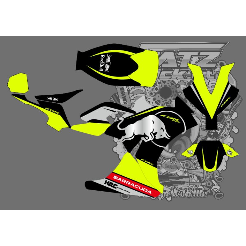 DECAL CBR LOKAL K45A 2014 2015 REDBUL