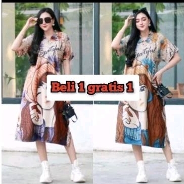 2 DASTER SOPHIA KERAH DASTER RUMAHAN DASTER RAYON