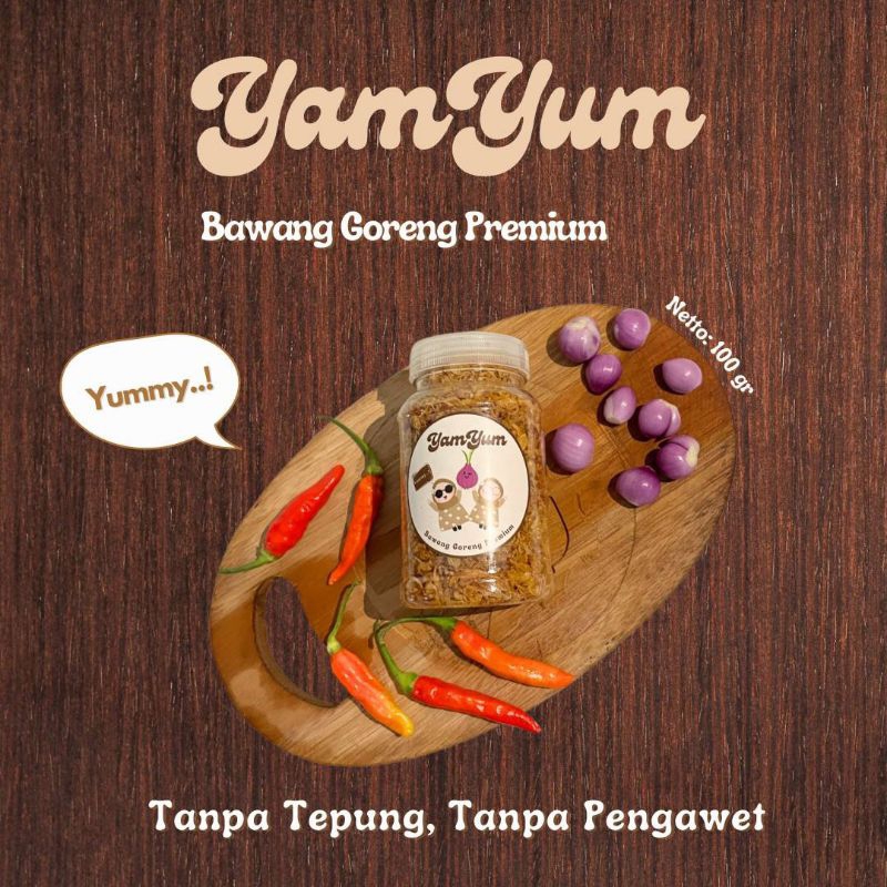 

Bawang Goreng Premium 100gr - YamYum