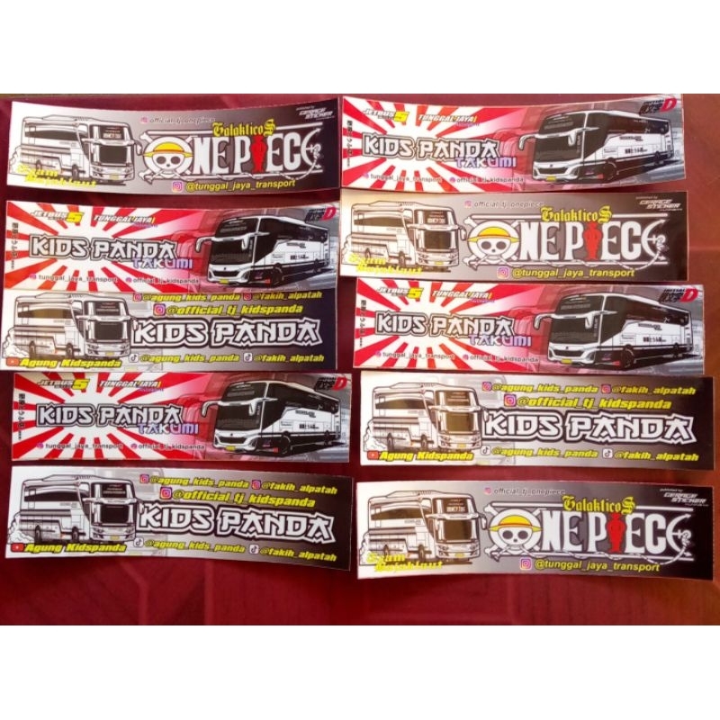 

stiker bis basuri kids panda dari dulu jb3 sekarang jb5 keren isi 10stiker