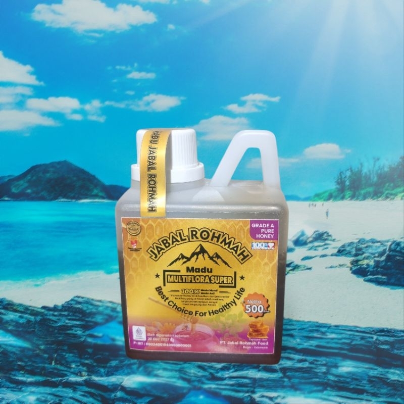 

Madu Multiflora Super 500 Gram Jabal Rohman - Madu Asli Segar Murni 100% Grade A Honey