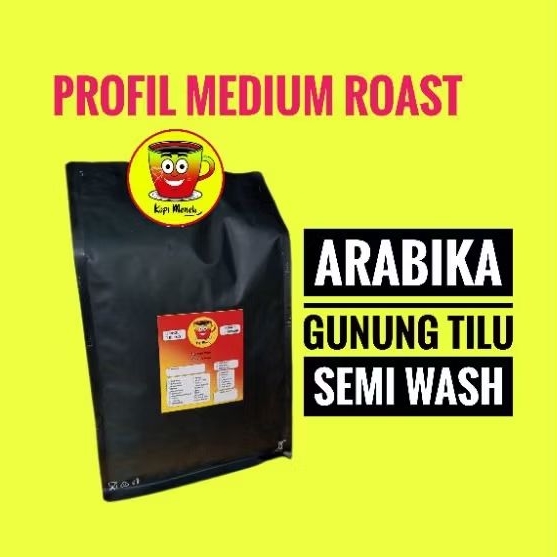 

Kopi Arabika Gunung Tilu Jawa Barat Semi Wash 1Kg/500Gram Aroma Harus, Nikmat Paling Di Cari Profil Medium Roast, Biji/Giling/Bubuk