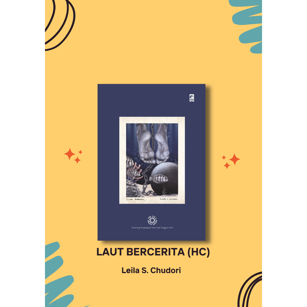 Laut Bercerita (Hard Cover)/Leila S. Chudori/Novel Best Seller/Novel Fiksi/Novel rekomendasi