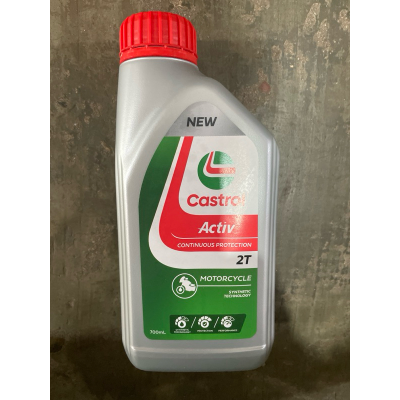 OLI SAMPING 2T CASTROL ACTIV 700ML 100% Asli