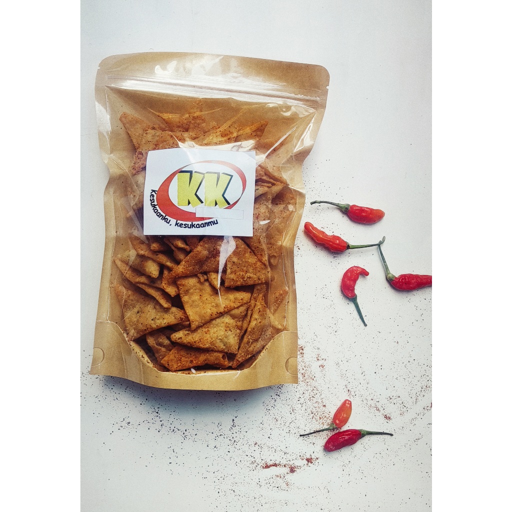 

kulit pangsit goreng Pedas manis 500gr