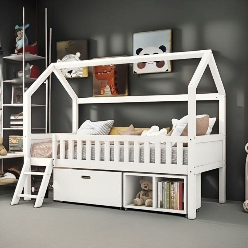 tempat tidur laci// dipan duco laci terbaru// ranjang anak