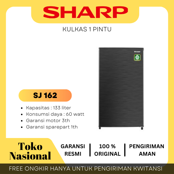 [Cianjur] Kulkas Sharp 1 Pintu SJ 162