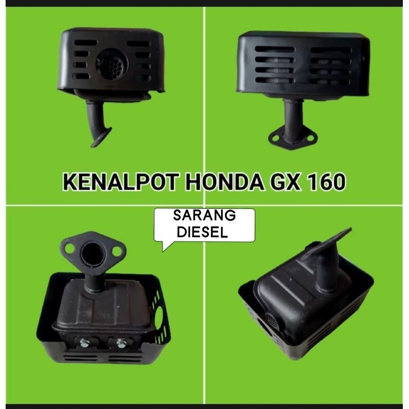 KENALPOT MESIN GX 160 / GX 200 / GX 120 SILINCER GX 160 / GX 200 / GX 120