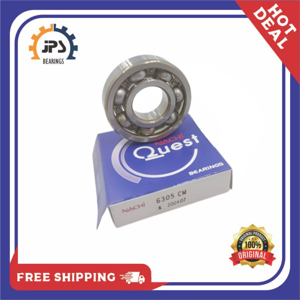 Laker Bearing 6305 CM / 6305 Open Nachi Japan