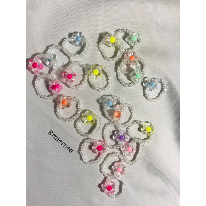 cincin manik manik bunga sakura