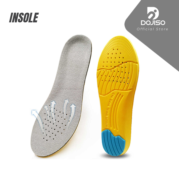 Insole Sepatu Olahraga Sport Arch Support Kaki Rata Memory Foam Alas Kaki Datar Sol Futsal Running