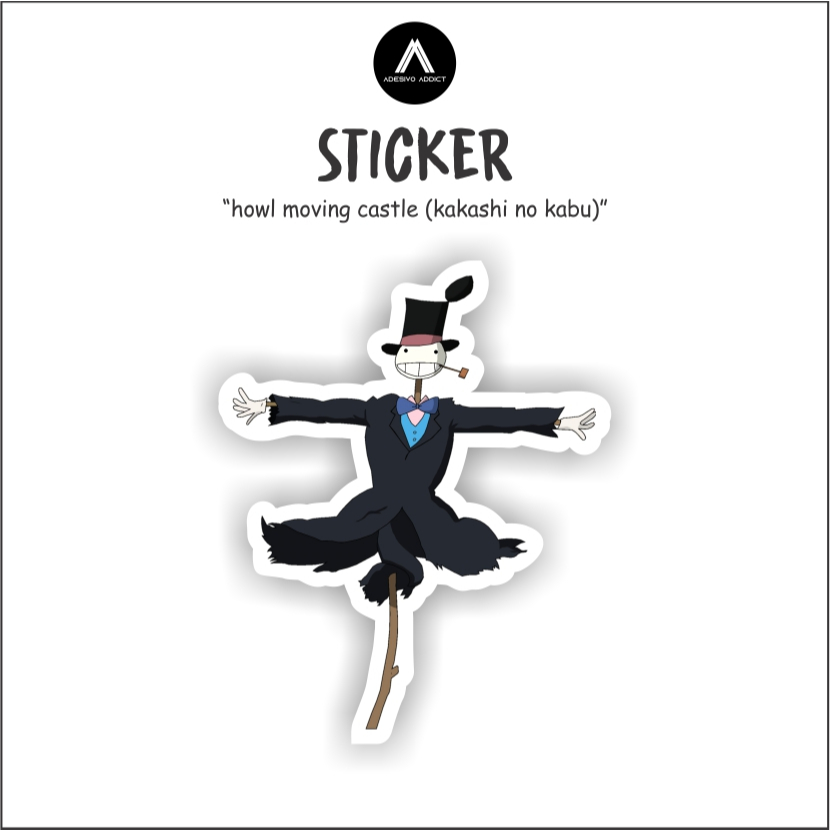 

STICKER SATUAN -GHIBLI (HOWL MOVING CASTLE) - STICKER AESTHETIC HELM, LAPTOP, AKSESORIS HP, ANTI AIR DAN MOTIF.