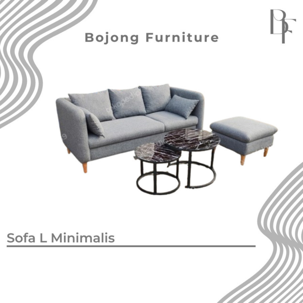 Sofa L Minimalis / Sofa Minimalis L Jumbo