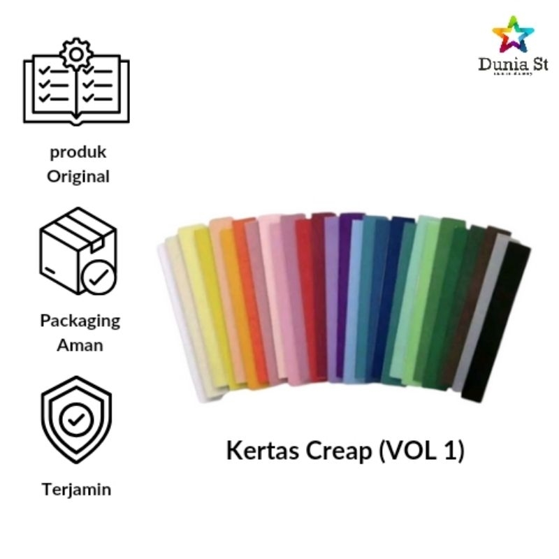 

Kertas krep / Kertas Crepe / Crepe paper (VOL1)