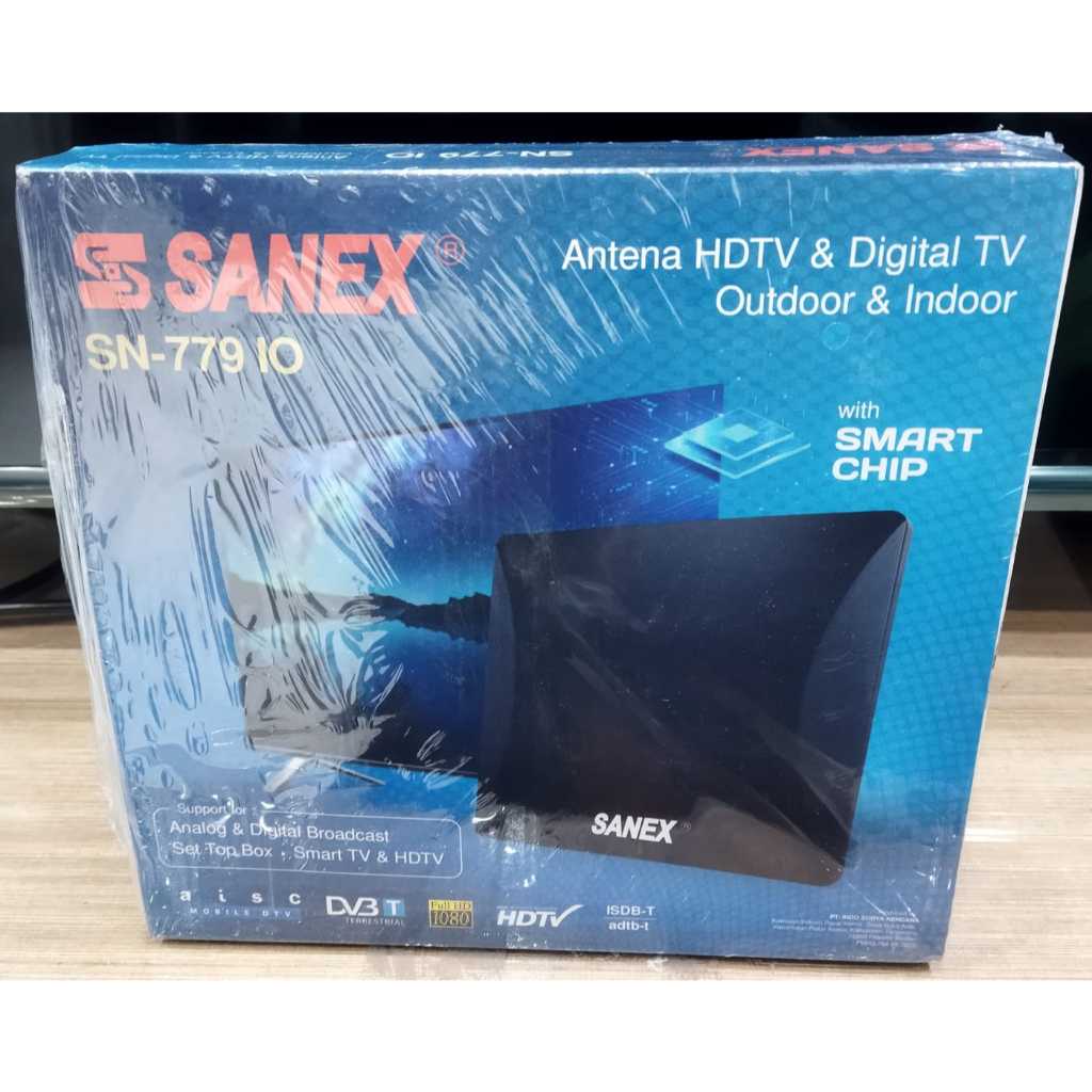 Antena TV Digital SANEX SN-779 / SN-777 IO Outdoor Indoor Antena Smart TV & HDTV