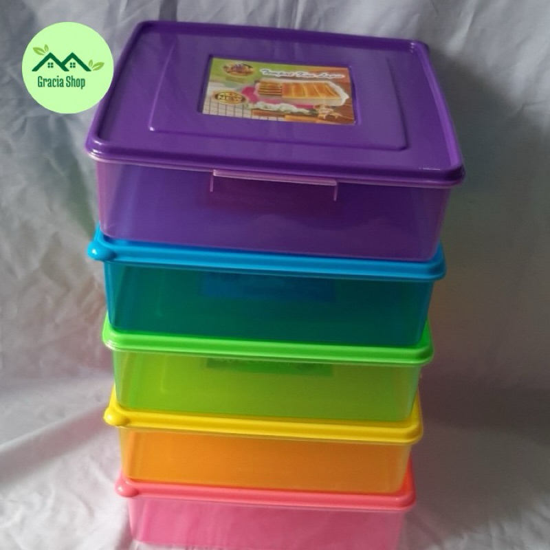 Tempat Kue Lapis / Kotak Kue Lapis / Lunch Box / Ompreng Makan Plastik