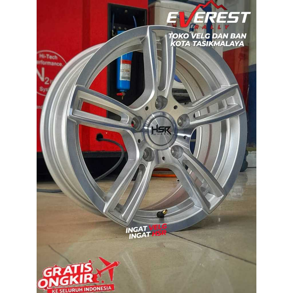 VELG RACING HSR CHIBA RING 15 LEBAR 65 UNTUK MOBIL LUXIO, GRANMAX
