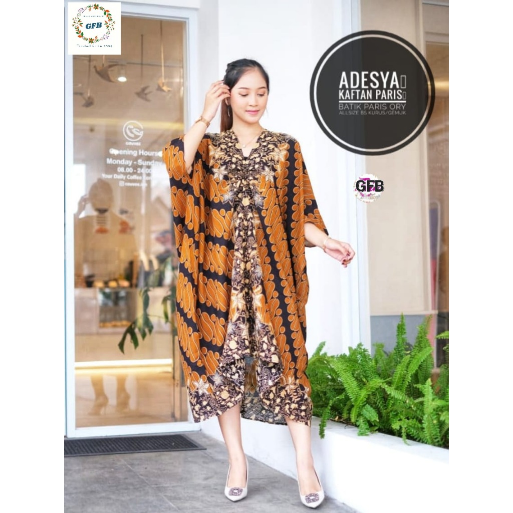 ORI Kaftan Serut Paris Parang Coklat. Adeva Kaftan Paris Premium solo. Kaftan batik murah 2024 bis C