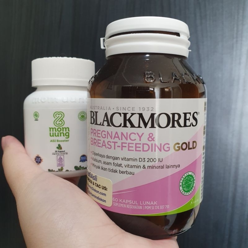 [Preloved] Blackmores Pregnancy And Breastfeeding Gold BPOM Kalbe sisa 49 Caps | Suplemen Ibu Hamil 