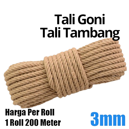 

Aeristoree TALI RAMI 3MM TALI GONI 1roll 200meter