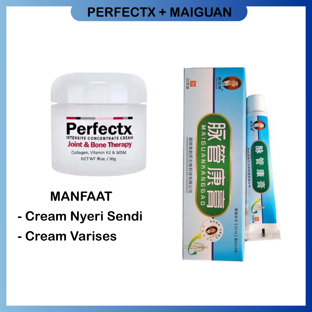PAKET Perfectx Cream Terapi Sendi dan Tulang + Maiguankanggao Salep Varises Obat China Cina Original