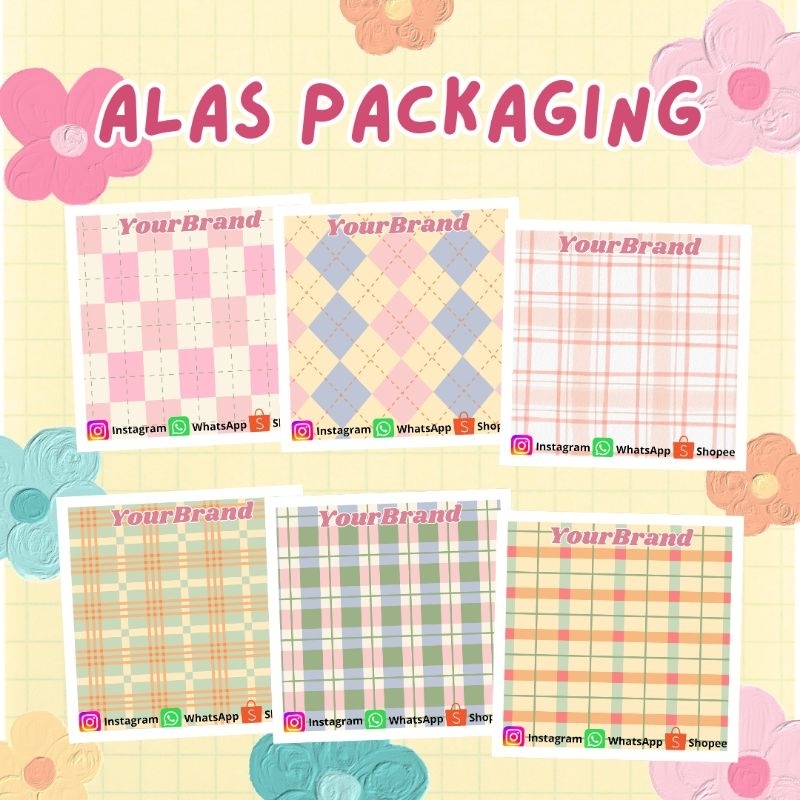 

Alas mini gift | Alas kertas packaging free plastik | Alas aksesoris Tipe G