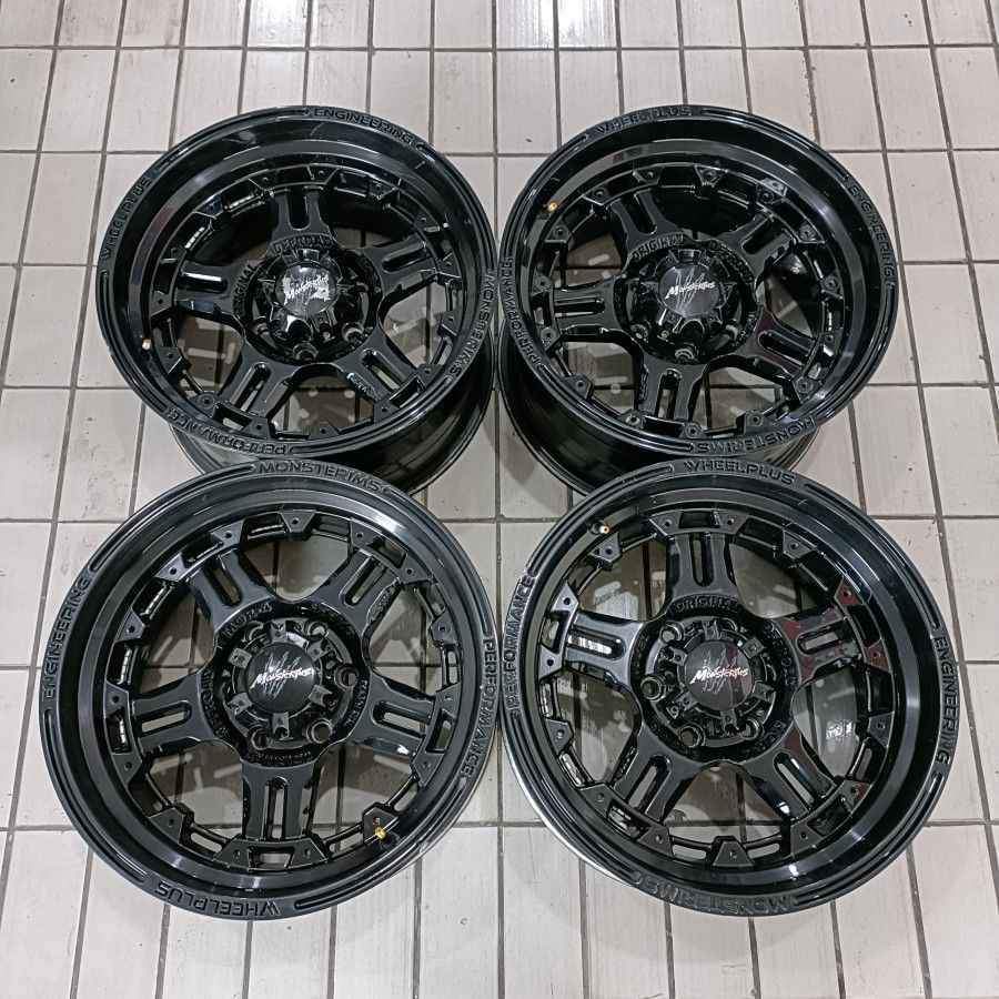 Velg Mobil Bekas MONSTERIMS R18 Pajero Fortuner Strada Triton Everest Hilux DC