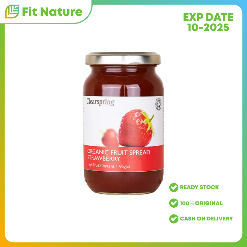 

Selai Buah Stroberi Organik Clearspring Organic Fruit Spread Strawberry 280g
