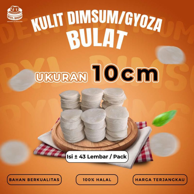 

KULIT DIMSUM BULAT & KOTAK.