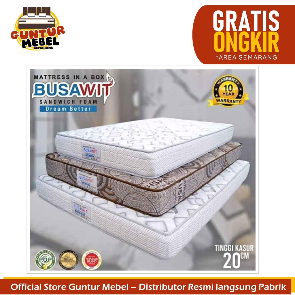Kasur Busa Busawit by Bigland Bigfoam rebonded tidak kempes murah guntur mebel semarang