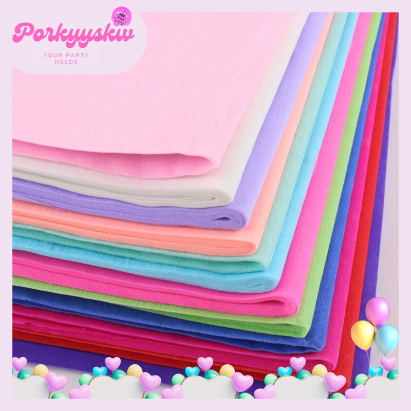 

[Porkyyskw] Kertas Tisu Bunga (Ecer) Cotton Paper Tissue Tisu Flower Paper/ Flower Wrapping Buket Bunga