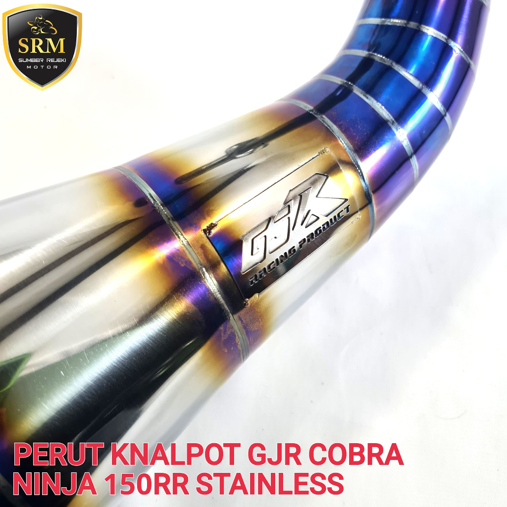 Perut Knalpot GJR Cobra Ninja 150RR Stainless