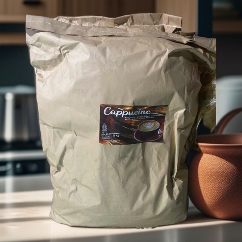 

CAPUCINO ISI 25KG DALAM 1 BAL SOLUSI BUAT JUALAN ES CAPUCINO