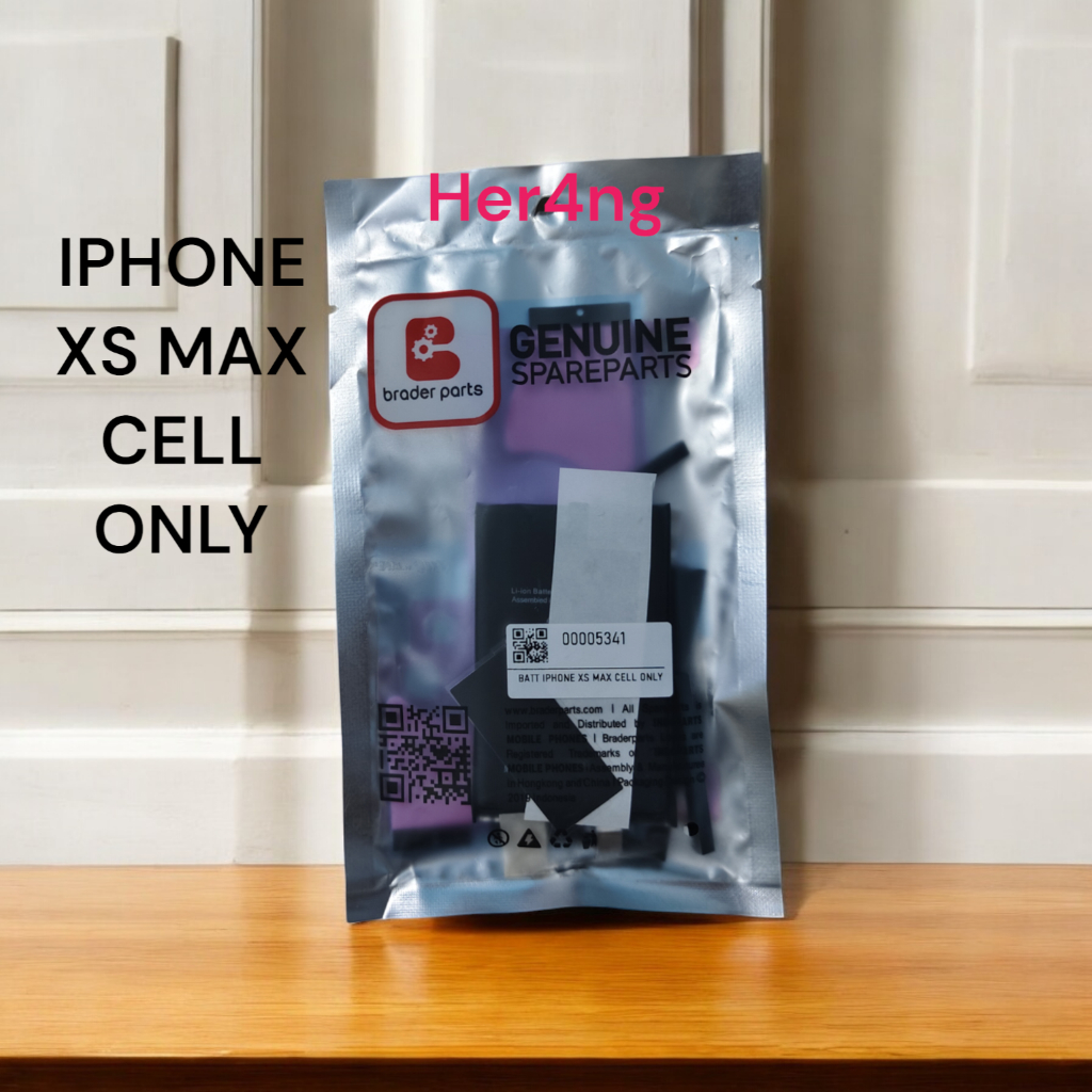 BATERAI BATRAI BATRE IPHONE XS MAX CELL ONLY ORIGINAL BRADERPARTS