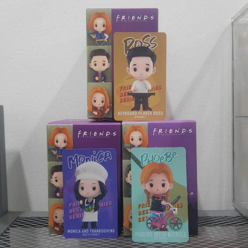 POP MART FRIENDS THE TELEVISION SERIES Selected (Ross, Phoebe, Monica) Original Figure Popmart