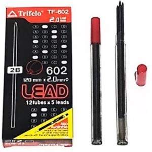 

TRIFELO Isi Pensil Mekanik 2.0mm TF-602 2B - 1 Tube