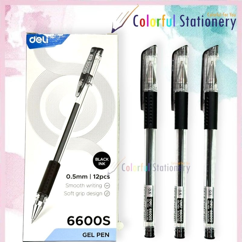 

Pulpen / Ballpoint / Pen Gel Deli 6600S