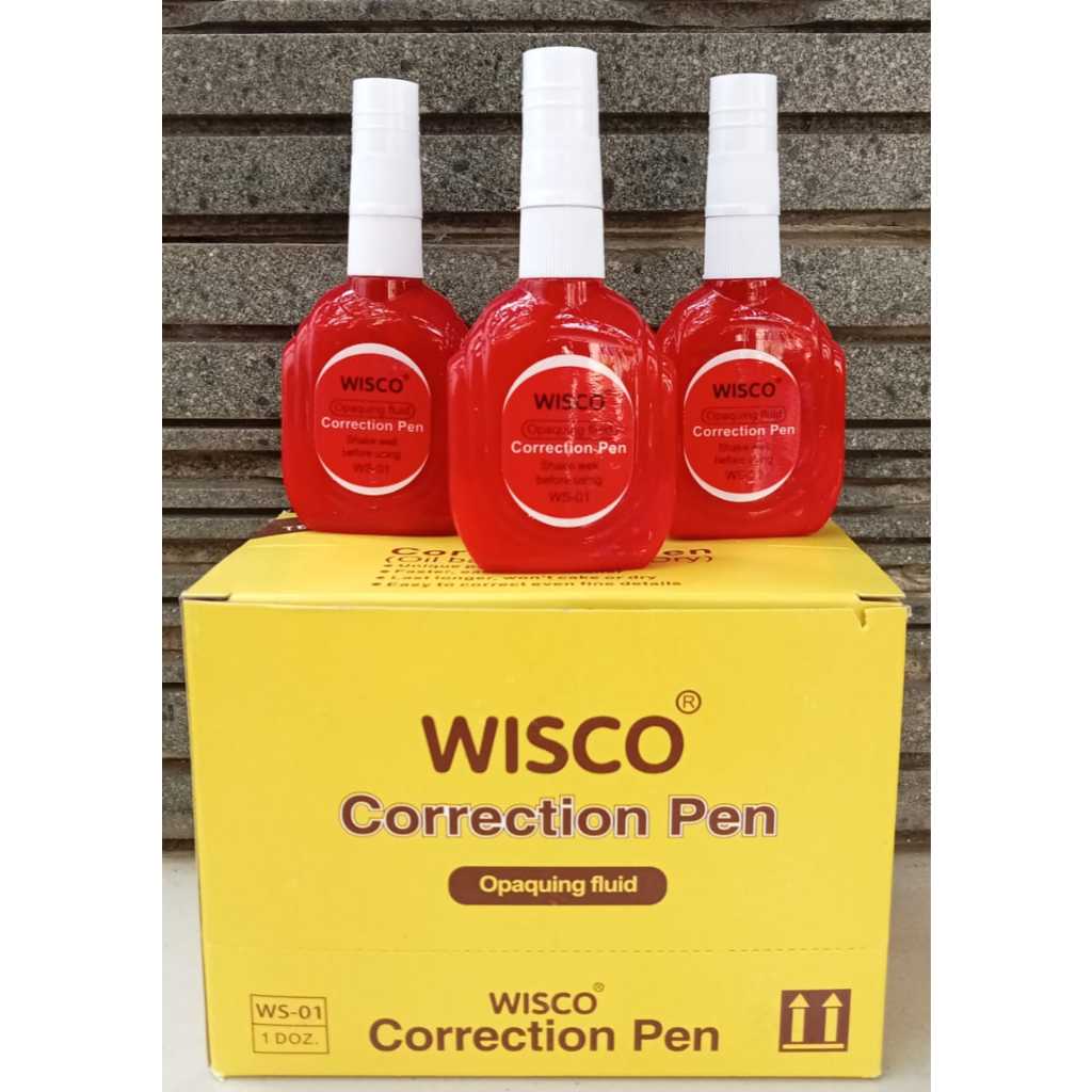 

Tip-Ex Cair Wisco 1 Pack [12 pcs]/ Correction Pen / Tipe-x