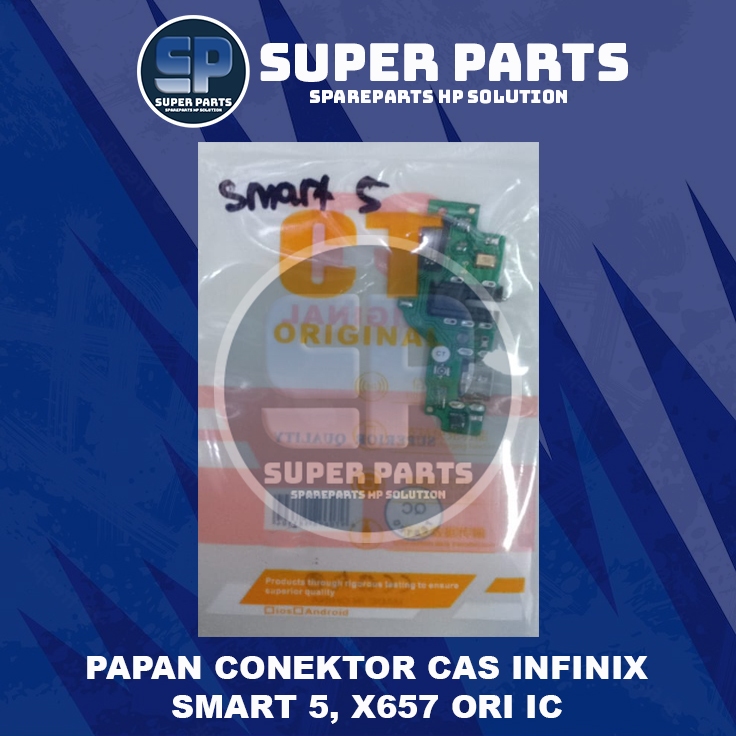 PAPAN CONEKTOR CAS INFINIX SMART 5, X657 ORI IC