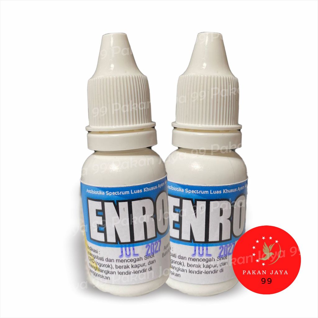 Readyenro-B Enro B Drh Jatmiko Obat Antibiotik Burung Ayam Sakit Snot Crdtenggorokan Serak Berlendir