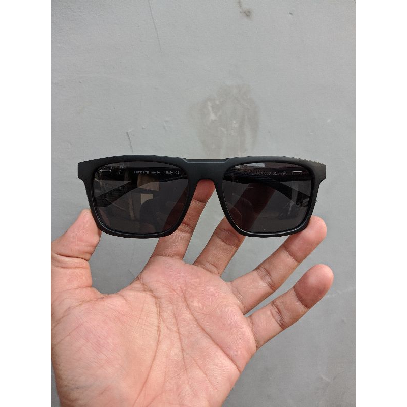 kacamata hitam pria L2068 lensa polarized anti silau siang malam free box dan lap kacamata