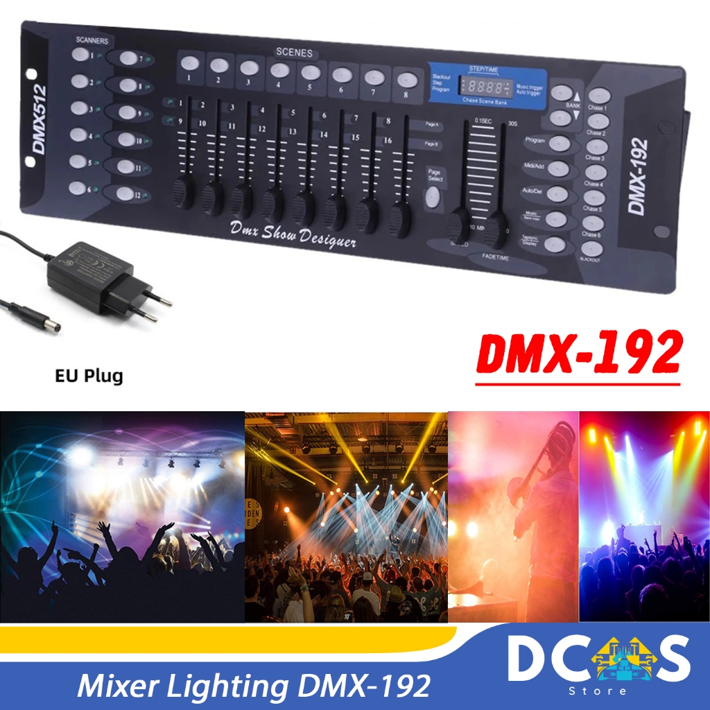 Mixer Lighting DMX 512/192 DMX192 Lampu Panggung Par LED Light Redsun