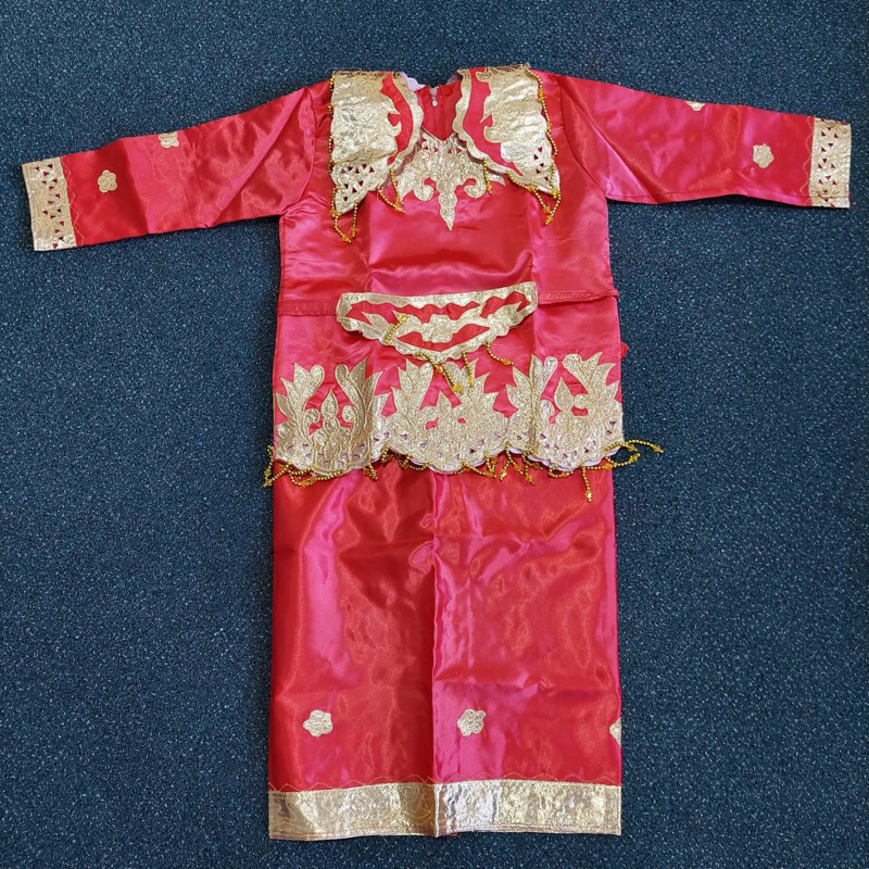 baju adat anak TK/paud/baju adat anak/baju karnaval anak Tk padang/baju adat tk minang
