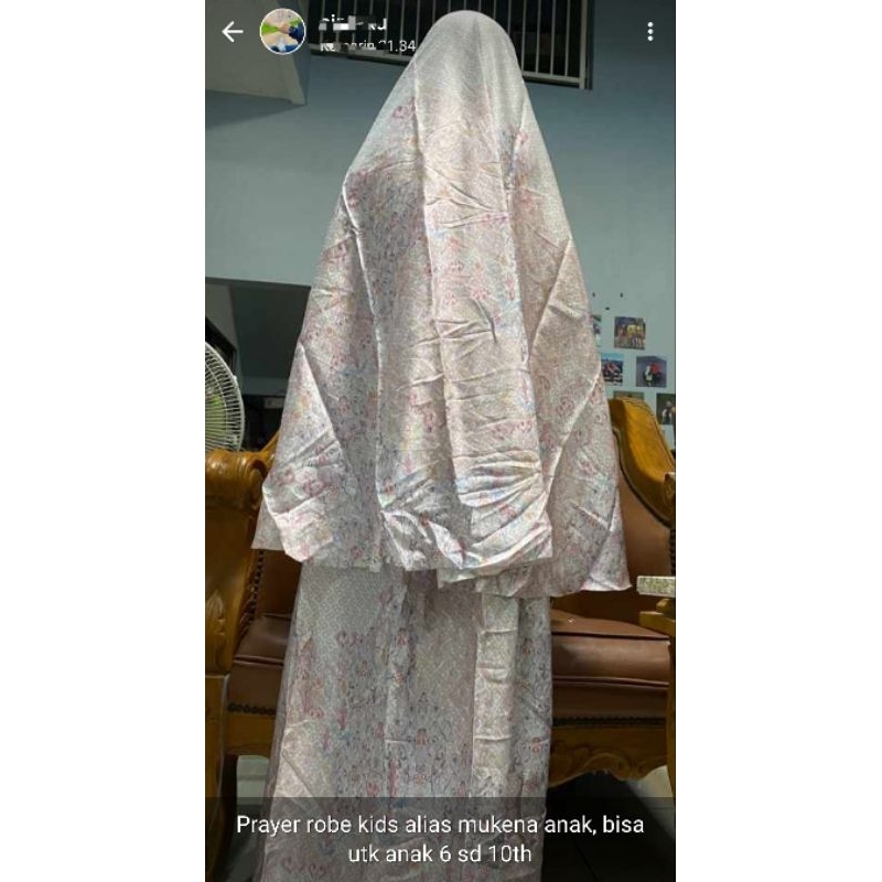 Buttonscarves As Is Prayer Robe (Mukena Anak) - The Granada Series